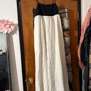 Black and White Maxi Dress